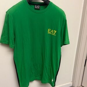 New Emporio Armani EA7 Vibrant Green Tee large